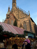 Christkindelsmarkt (Christ Child's Market) (Christmas Market)  Nuremberg  Bavaria  Germany  Europe
