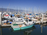 Fishing Boats  Santa Barbara Harbor  California  United States of America  North America