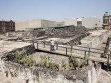 Ruins  Templo Mayor  Aztec Temple Unearthed in the 1970S  Mexico City  Mexico  North America