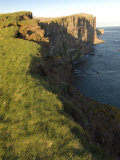 Westernmost Point in Europe  the Famous Rock Cliffs of Latrabjarg  Iceland  Polar Regions