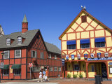 Danish Architecture on Alisal Road  Solvang  Santa Barbara County  Central California