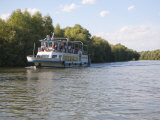 Tourist Boat  Danube River Delta  Romania  Europe