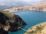 Chorvoq Reservoir at Ugam Chatkal National Park  Chimkar  Uzbekistan  Central Asia  Asia