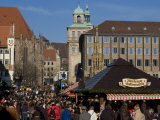 Christkindelsmarkt (Christ Child's Market) (Christmas Market)  Nuremberg  Bavaria  Germany  Europe