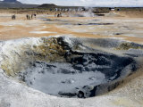 Boiling Mud Pool  Namafjall Geothermal Area  Near Lake Myvatn  Iceland  Polar Regions