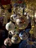 Christmas Decorations  Christkindelsmarkt (Christmas Market)  Nuremberg  Bavaria  Germany