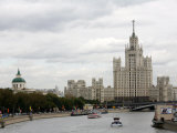 Stalin Era Building at Kotelnicheskaya Embankment  Moscow  Russia
