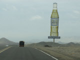 Transport Truck on the Pan American Highway in Northern Peru  South America