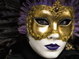 Mask at Venice Carnival  Venice  Veneto  Italy  Europe