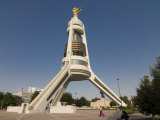 Arch of Neutrality  Ashgabad  Turkmenistan  Central Asia  Asia