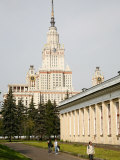 Stalinist State University Building  Moscow  Russia