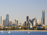 Melbourne Skyline  Seen from St Kilda  Melbourne  Victoria  Australia  Pacific
