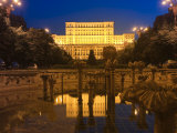 Palace of Parliament  Former Ceausescu Palace  Bucharest  Romania  Europe