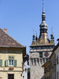Clock Tower  Sighisoara  UNESCO World Heritage Site  Transylvania  Romania  Europe