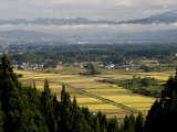 Yonezawa Plain  Yamagata-Ken  Northern Honshu  Japan