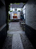 Back Yard of Rose and Crown Pub at Dusk  Gloucester  Gloucestershire  England  United Kingdom
