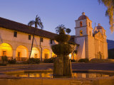 Fountain  Old Mission Santa Barbara  Santa Barbara  California