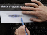 Vietnam Memorial  Washington DC  United States of America  North America