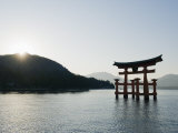 Itsukushima Shrine Torii Gate  UNESCO World Heritage Site  Miyajima Island  Japan