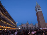 San Marco Square During Carnival  Venice  UNESCO World Heritage Site  Veneto  Italy  Europe