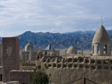 Muslim Cemetery Between Bishkek and Song Kol  Kyrgyzstan  Central Asia  Asia