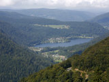 Vosges Mountains Seen from around Col De Schlucht  Alsace  France  Europe