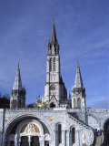 Basilica  Lourdes  Hautes-Pyrenees  France  Europe