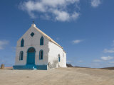 Bright Church at Sandy Beach  Pedro Da Sal  Sal  Cape Verde  Africa