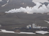 Steaming Vents and Geothermal Power Stations  Krafla  Iceland  Polar Regions