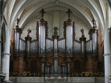 Organ in St Andrew's Cathedral  Bordeaux  Gironde  Aquitaine  France  Europe