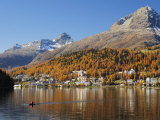 St Moritzer See  St Moritz  Switzerland  Europe