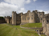 Keep from the Curtain Wall  Alnwick Castle  Northumberland  England  United Kingdom  Europe