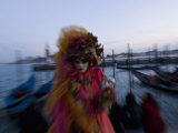 Venice Carnival  San Marco Square with San Giorgio Island in Background  Venice  Veneto  Italy