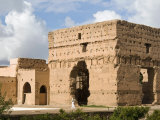 Ruins of the El Badi Palace  Marrakech (Marrakesh)  Morocco  North Africa  Africa
