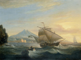 A Felucca off the North African Coast  1825