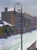 A London Street in Snow  1917