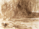 Study of the River Washburn  Yorkshire  c1815