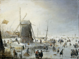 A Winter's Landscape with Skaters
