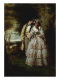 A Study for the Two Central Figures of Derby Day  1860