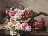 Still Life with Roses and Mandolin
