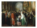 On Ferme  1847 (The annual Paris Salon in the Palais du Louvre)