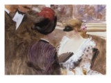 La Loge' or 'Au Skating Cafe'  c1882