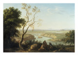 Landscape with Figures above a River Valley