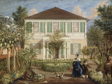 In the Garden of a House in the West Indies  1844