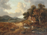 Landscape with Rustics and Donkeys on a Path