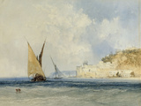 Shipping off the Mediterranean Coast  1848
