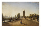 Magdalen Bridge  Oxford  1859