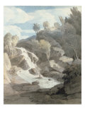 The Waterfall at Chudleigh Rocks  South Devon  1787