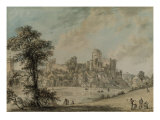 Pembroke Castle from the North East