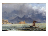 Storm Passing over Vesuvius  c1840-50